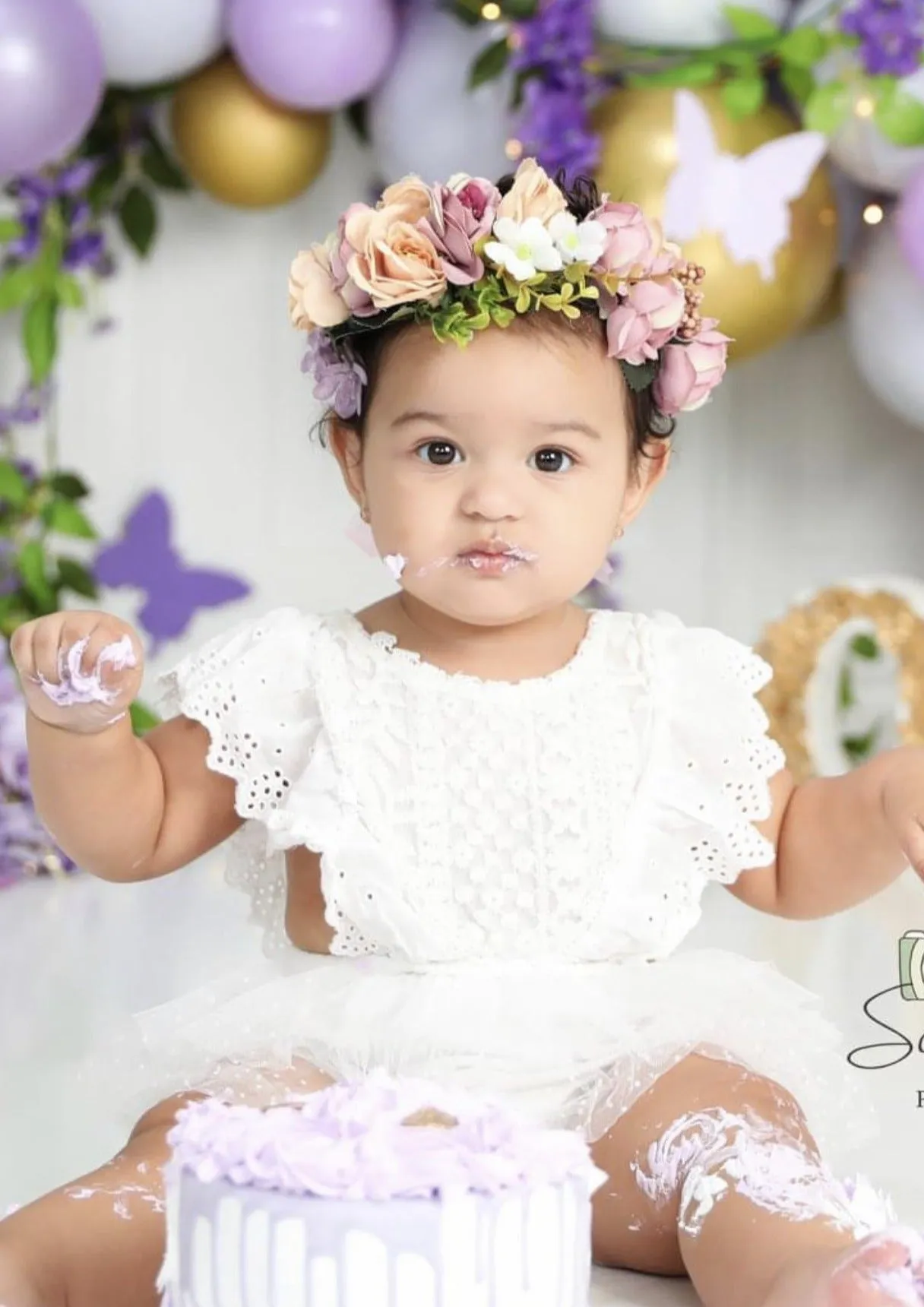 $15.00 EA - 3-6M X 2 - *BEST SELLER* Aurora Ivory/White Lace Vintage Romper