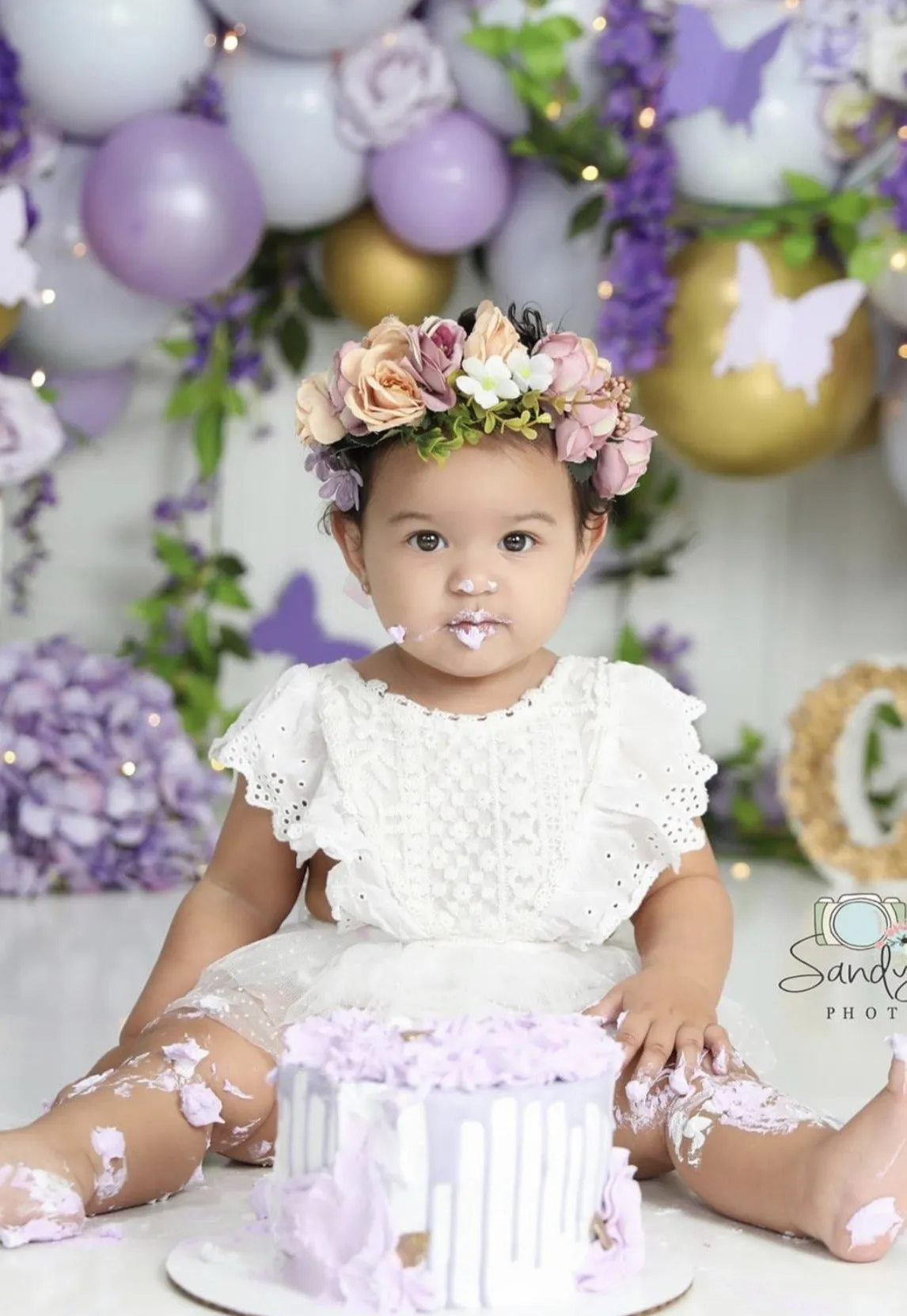 $15.00 EA - 3-6M X 2 - *BEST SELLER* Aurora Ivory/White Lace Vintage Romper
