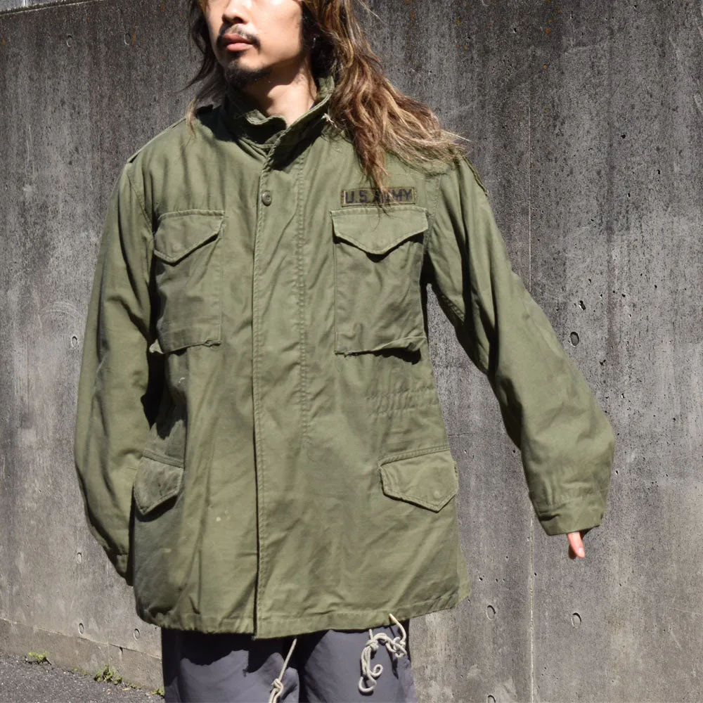 ’80 U.S.ARMY M-65 Medium-Long フィールドジャケット 240228