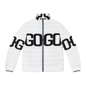 80s Pop-Inspired Go Go Puffer Jacket - Retro Music Lover's Delight