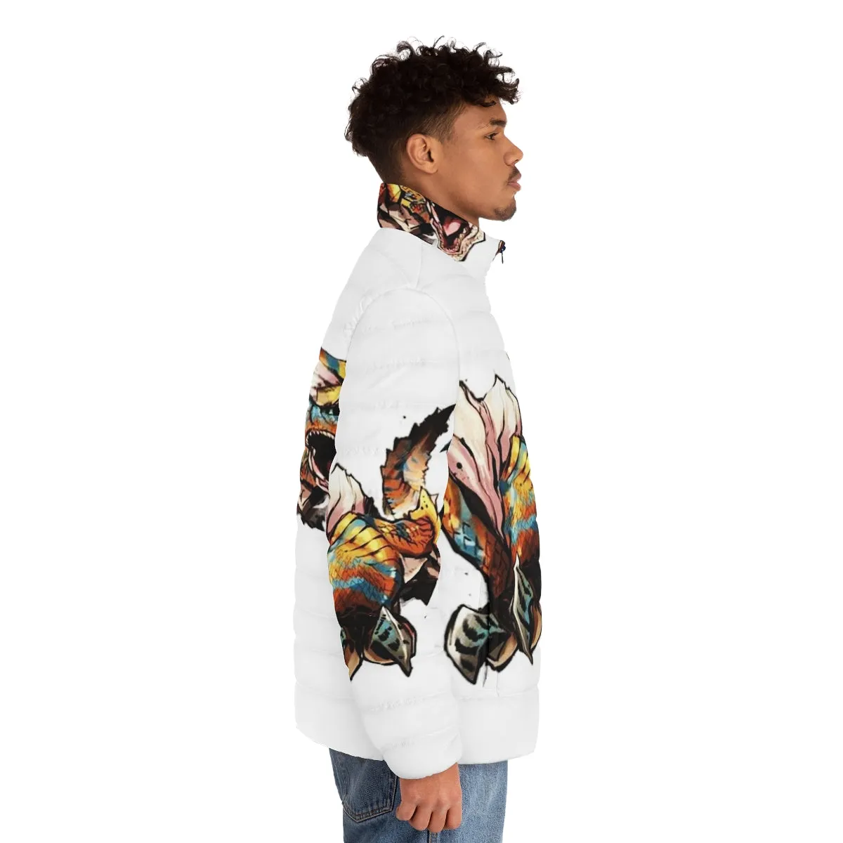 Absolute Power Tigrex Puffer Jacket - Monster Hunter Inspired Warm Winter Wear