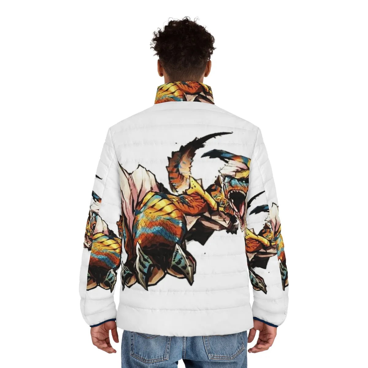 Absolute Power Tigrex Puffer Jacket - Monster Hunter Inspired Warm Winter Wear