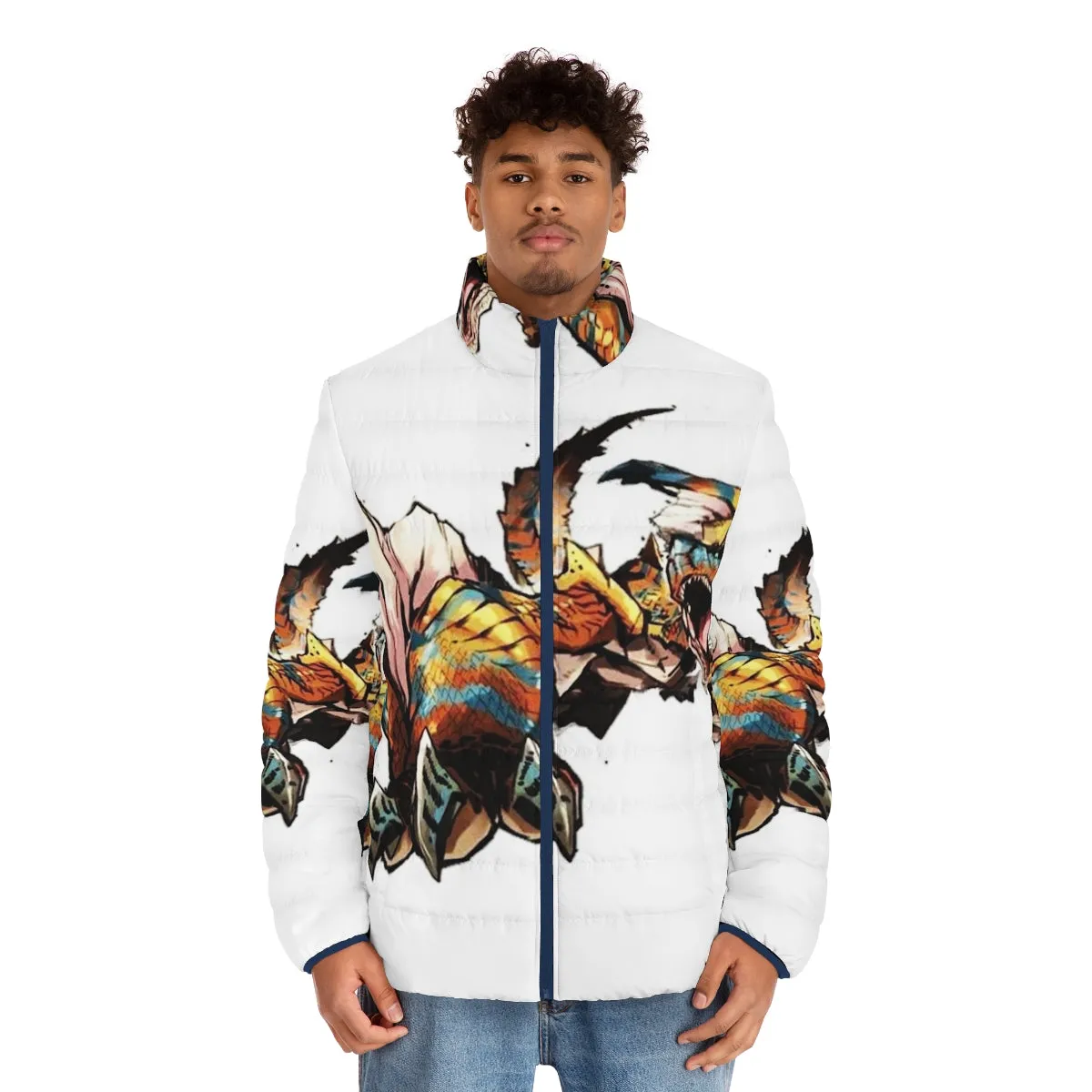 Absolute Power Tigrex Puffer Jacket - Monster Hunter Inspired Warm Winter Wear