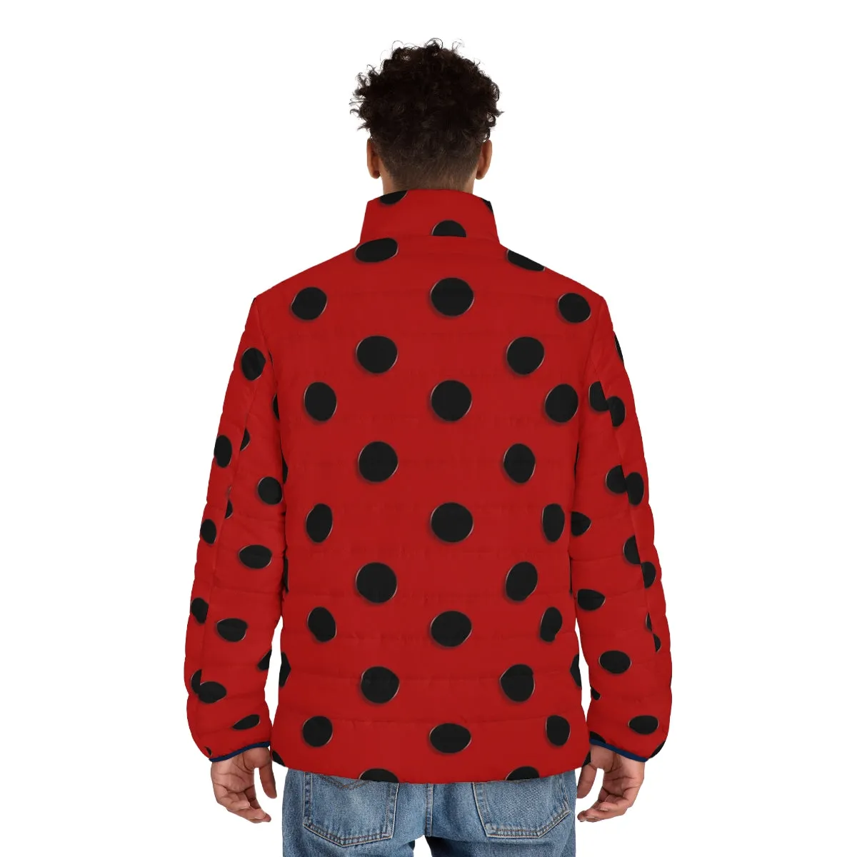 Adorable Ladybug Puffer Jacket for Girls - Spring Luck and Style