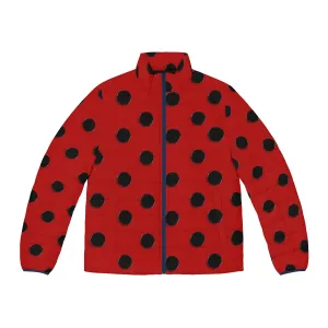 Adorable Ladybug Puffer Jacket for Girls - Spring Luck and Style