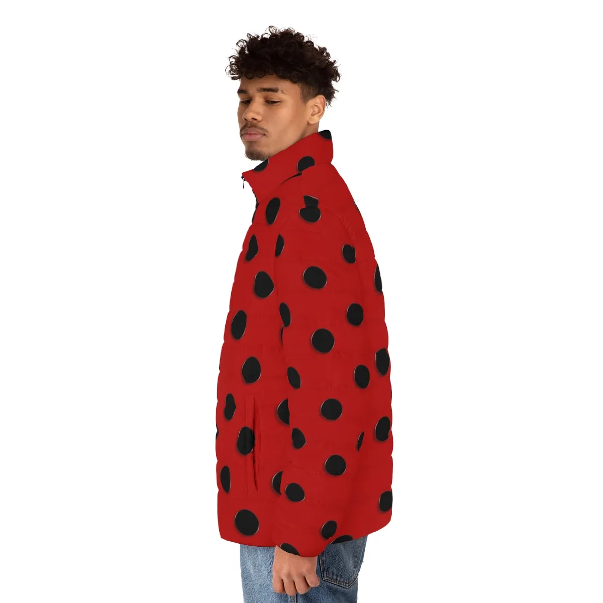 Adorable Ladybug Puffer Jacket for Girls - Spring Luck and Style