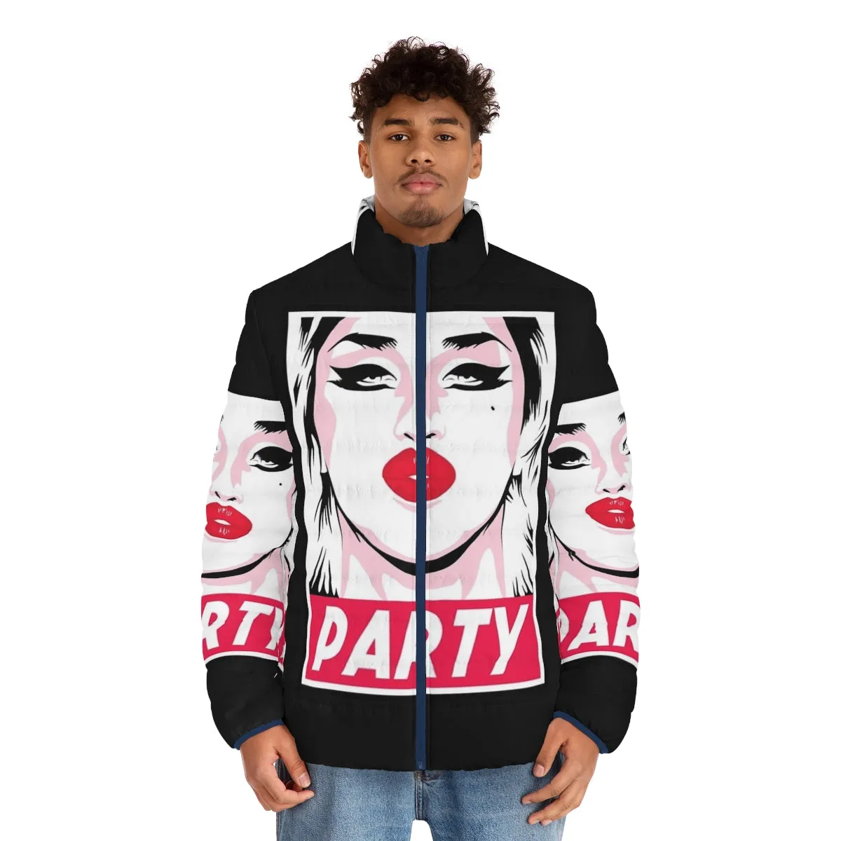 Adore Delano Puffer Jacket - Drag Race Inspired Party Outfit