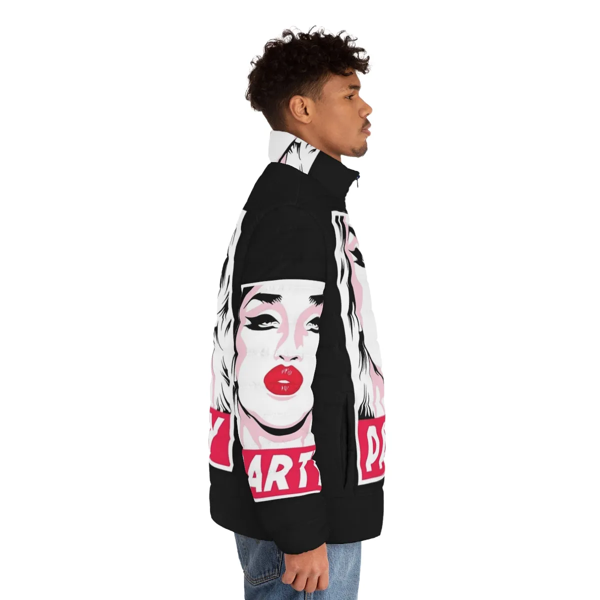 Adore Delano Puffer Jacket - Drag Race Inspired Party Outfit