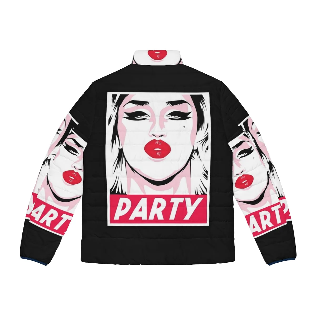 Adore Delano Puffer Jacket - Drag Race Inspired Party Outfit