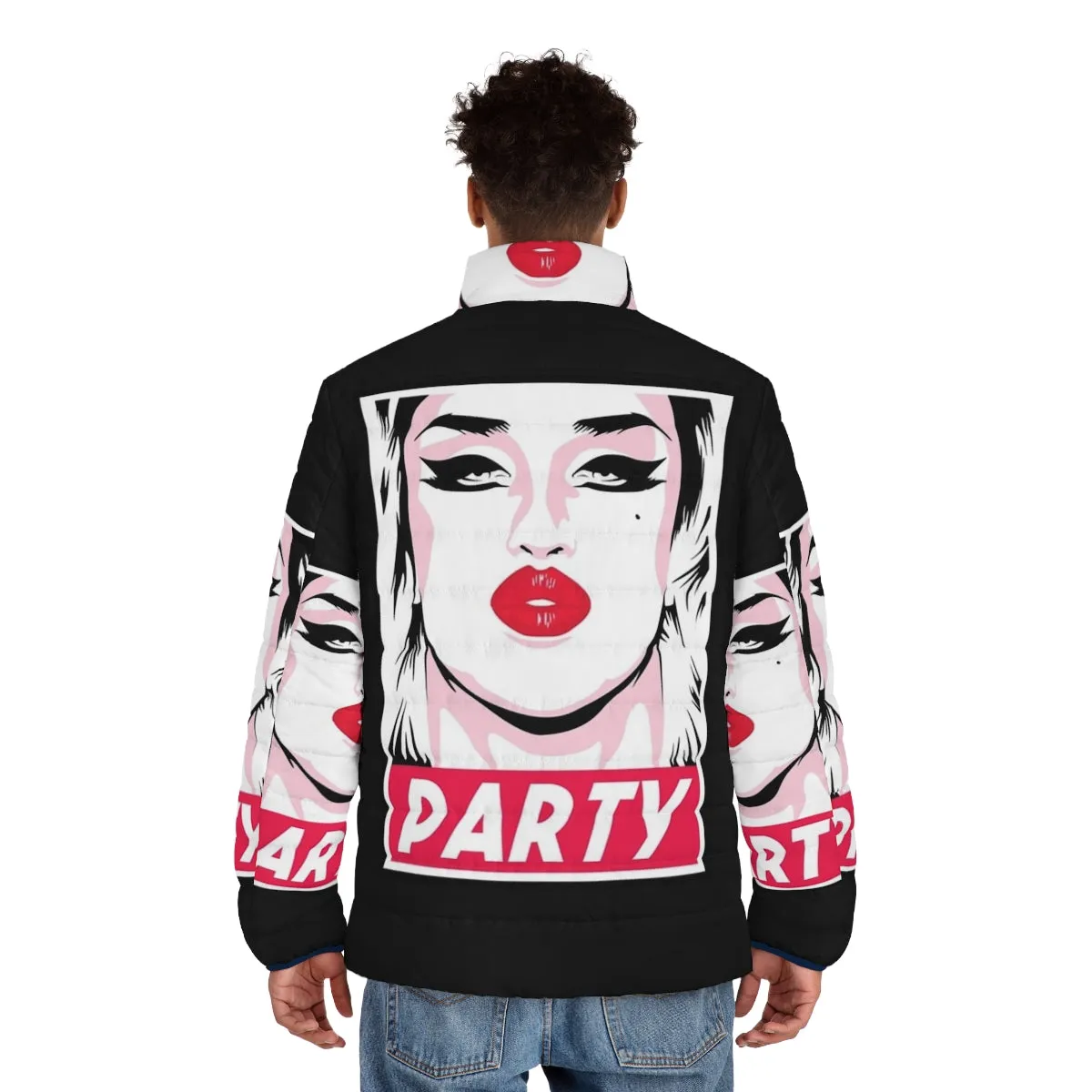 Adore Delano Puffer Jacket - Drag Race Inspired Party Outfit