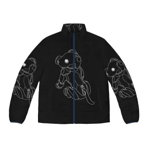 Aibo Robot Dog Sunset Puffer Jacket - Optimized for Search