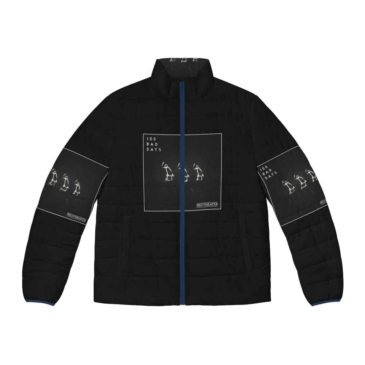 AJR 100 Bad Days Tour Photo Puffer Jacket