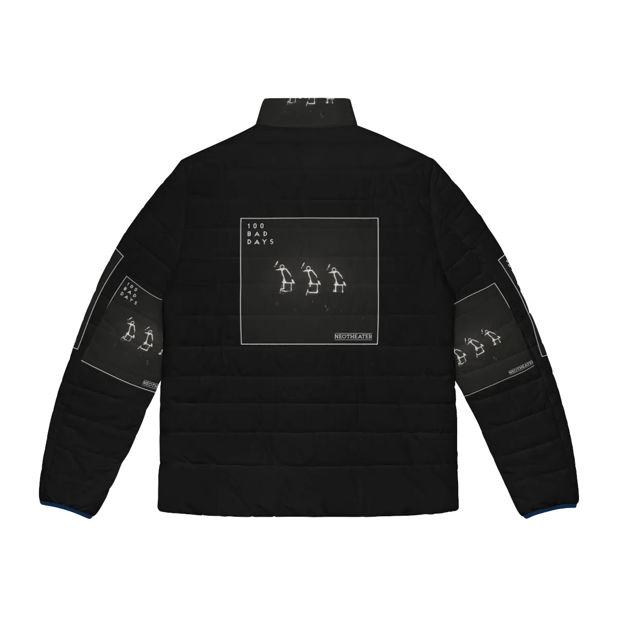 AJR 100 Bad Days Tour Photo Puffer Jacket