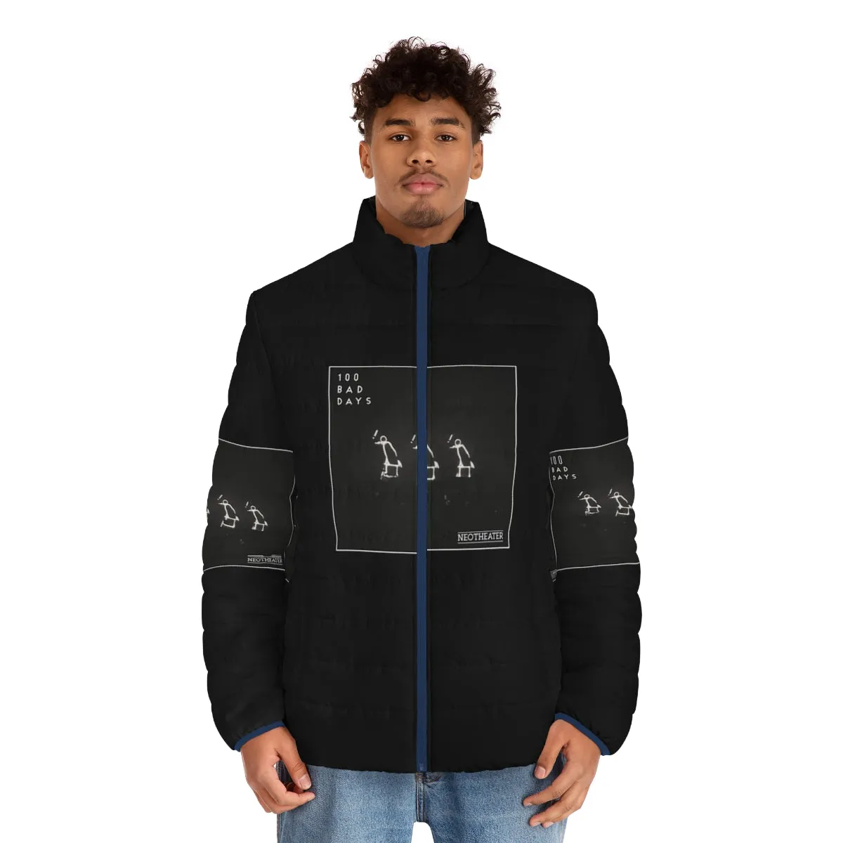AJR 100 Bad Days Tour Photo Puffer Jacket