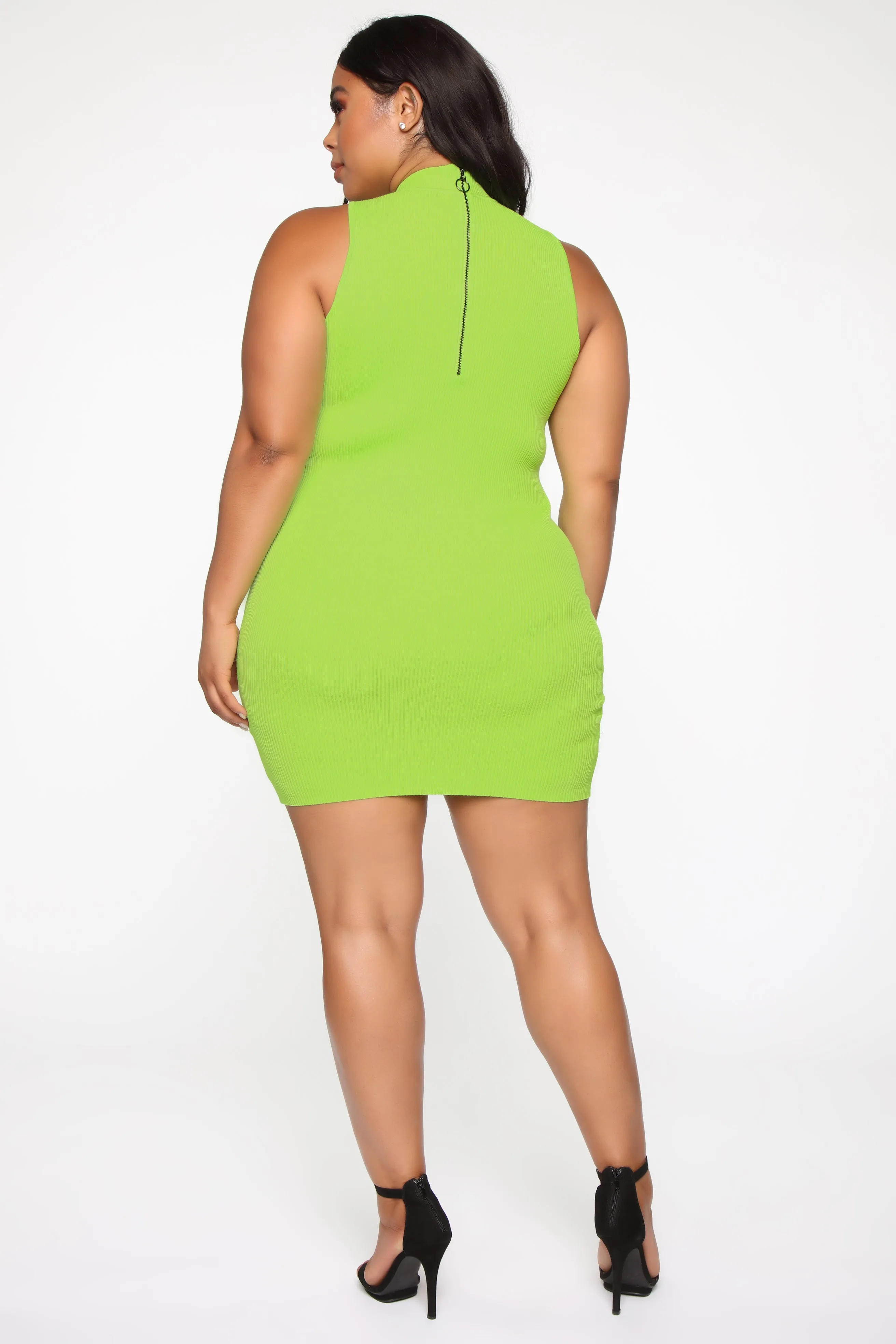 Ayesha Mini Dress - Lime
