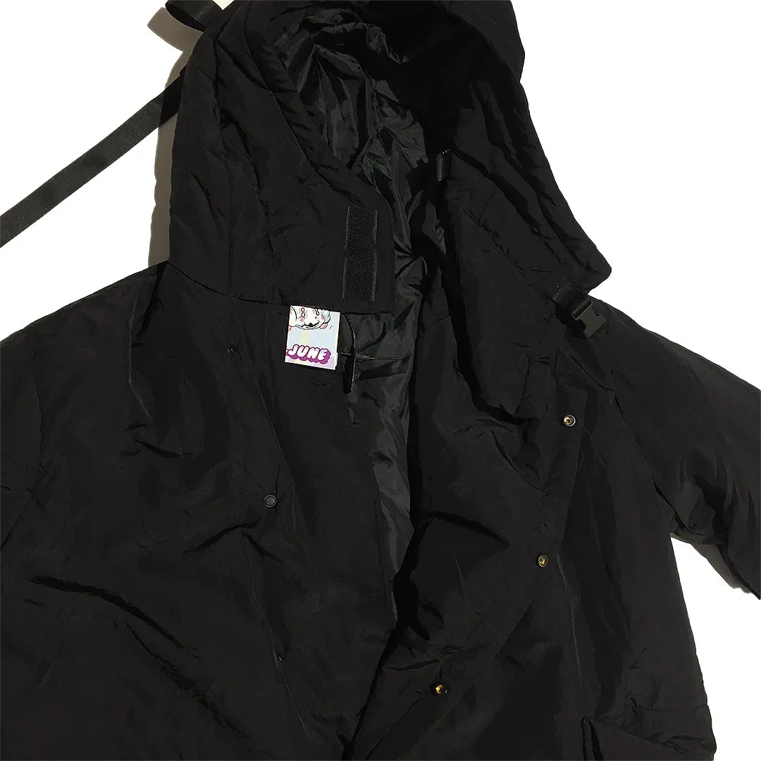 Black Long Puffer Jacket