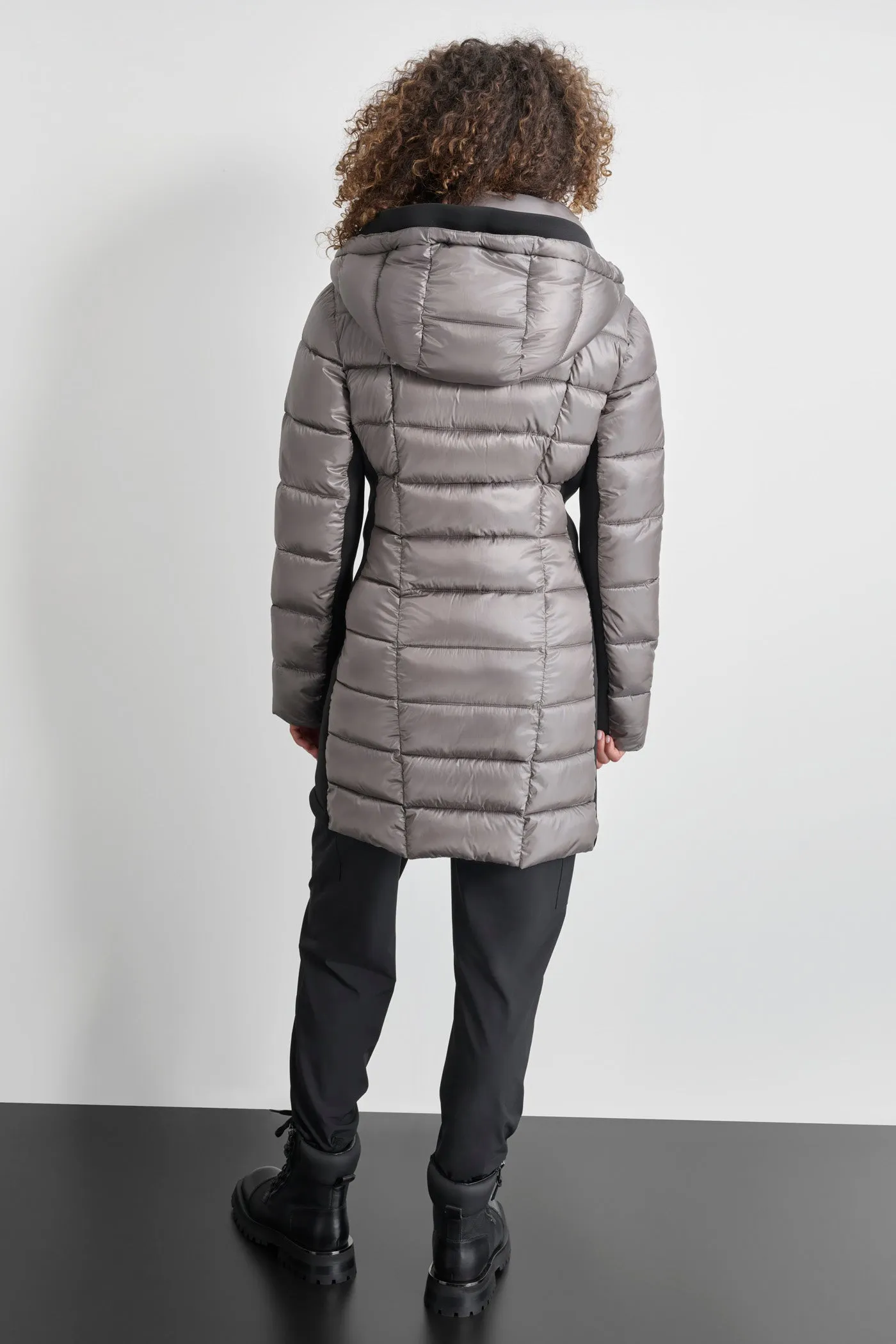 BOX QUILT LONG PUFFER
