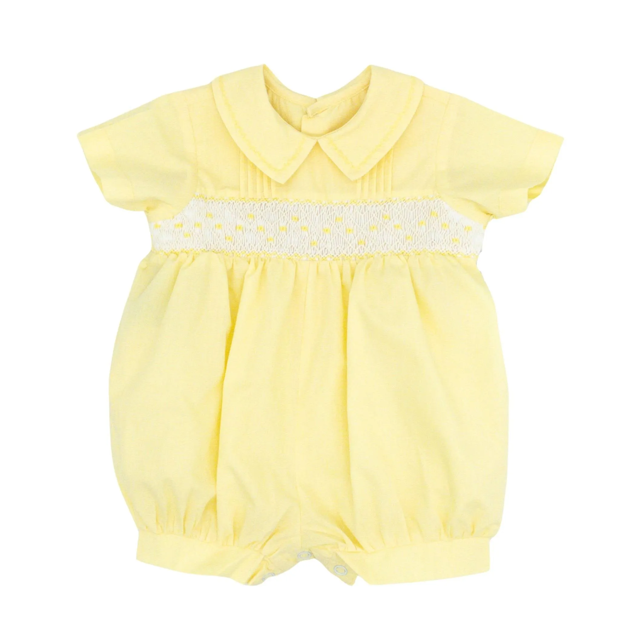 Boys Finley Smocked Romper