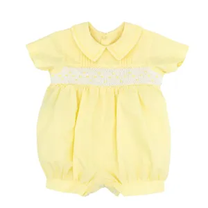 Boys Finley Smocked Romper
