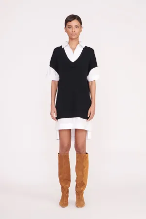 BRIDGET DRESS | BLACK WHITE