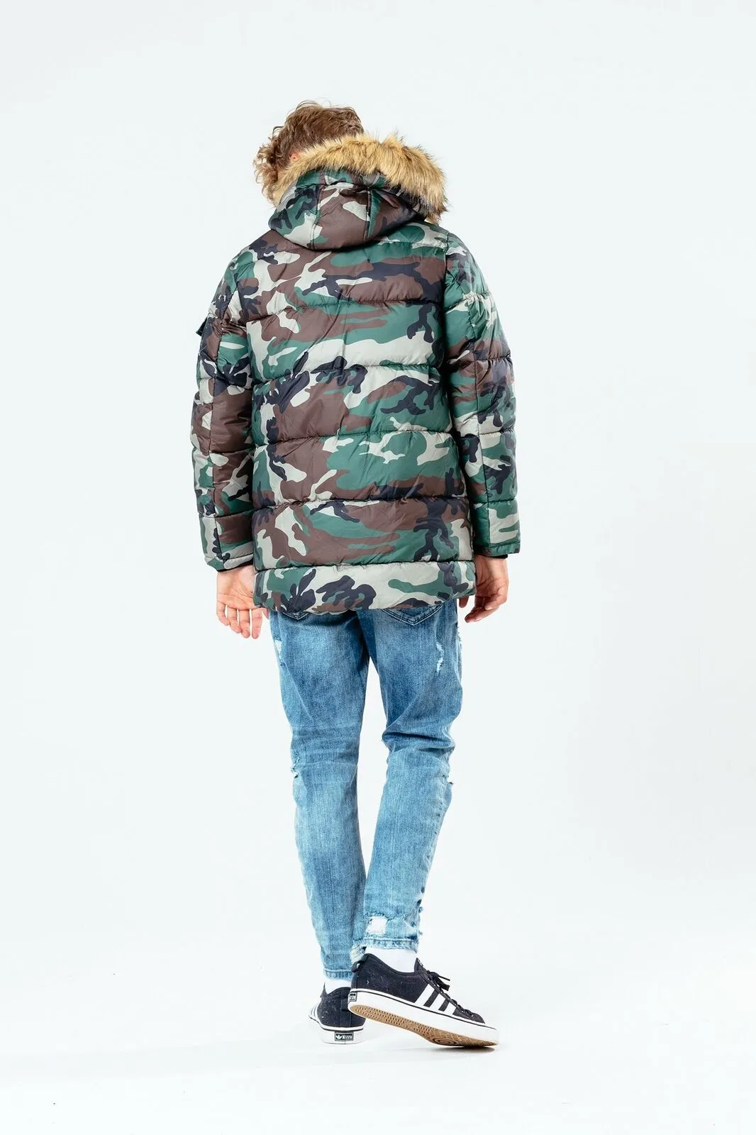 Camo Kids Explorer Jacket - Khaki