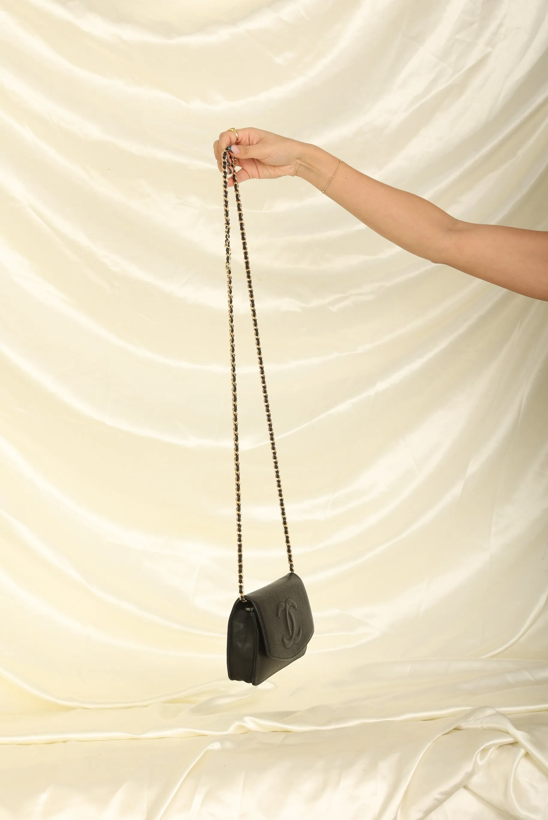 Chanel Caviar Timeless Wallet on Chain