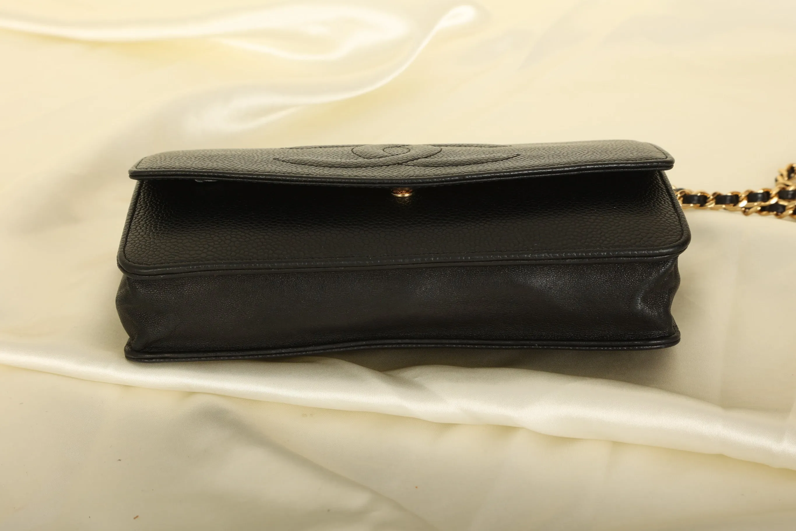 Chanel Caviar Timeless Wallet on Chain