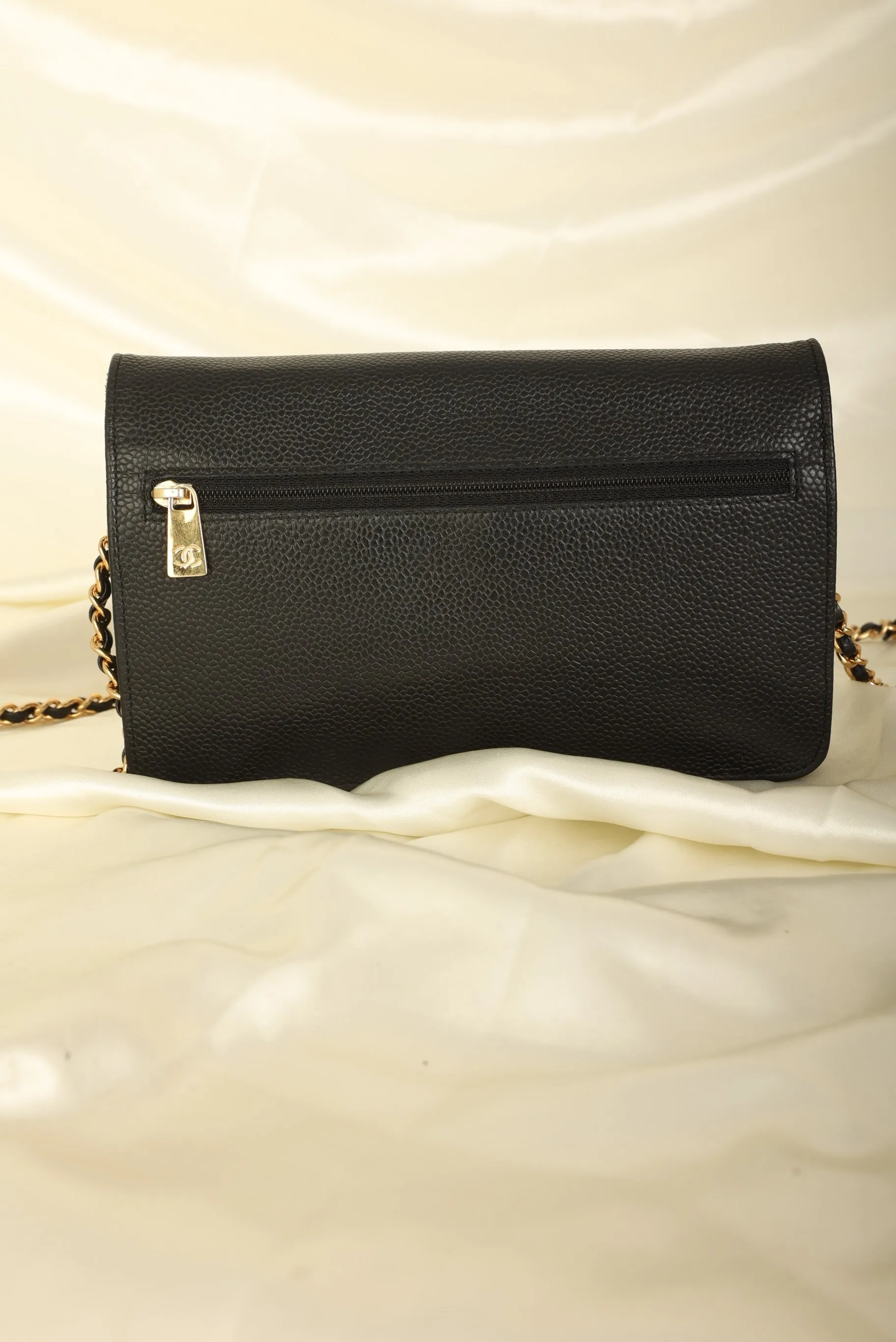 Chanel Caviar Timeless Wallet on Chain