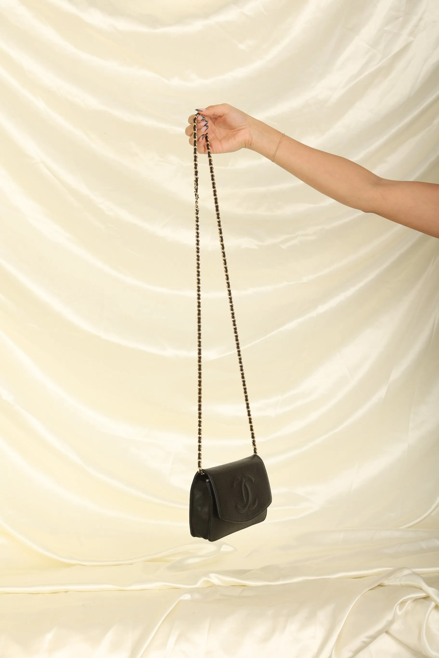 Chanel Caviar Timeless Wallet on Chain