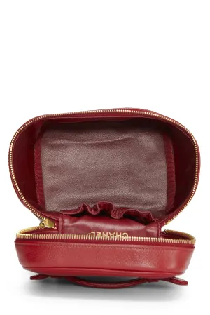 Chanel,  Red Caviar Timeless Vanity, Red