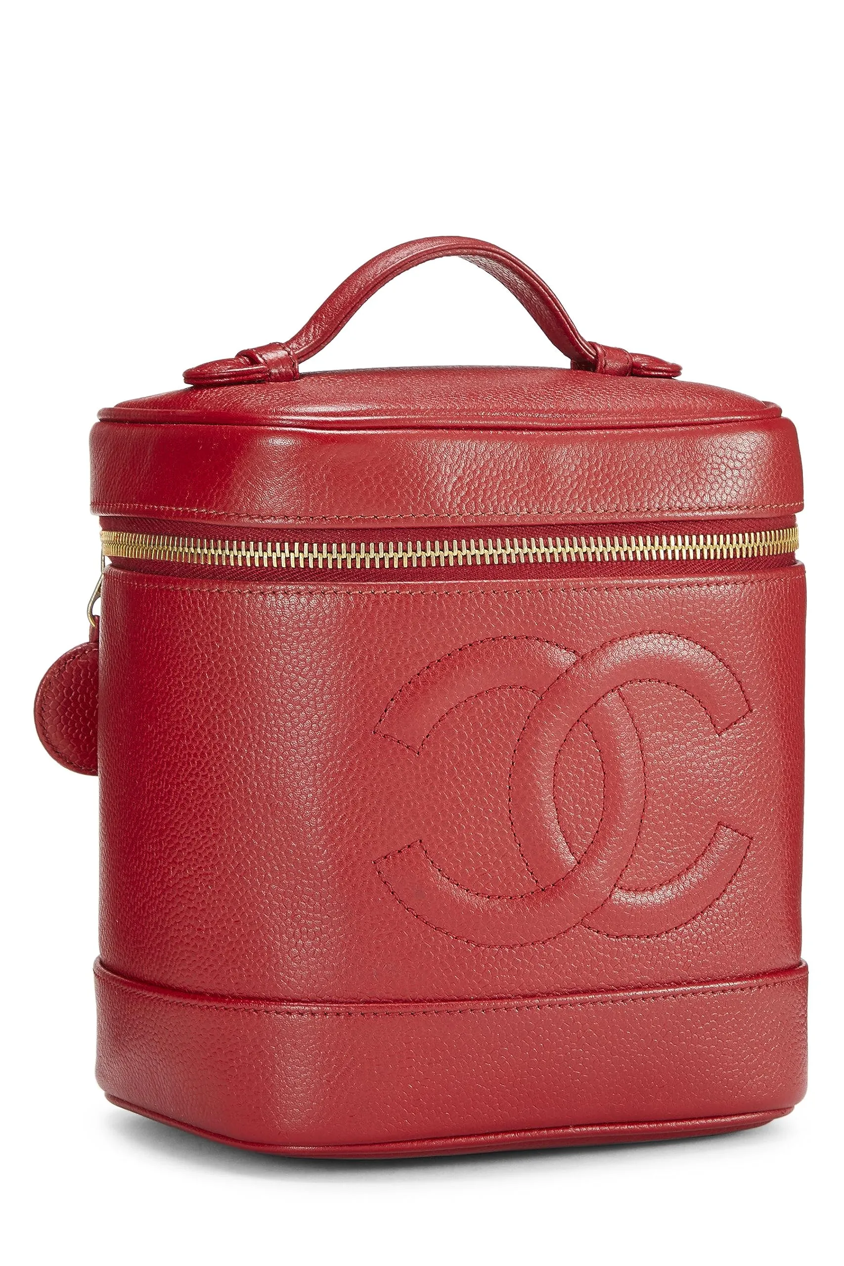 Chanel,  Red Caviar Timeless Vanity, Red