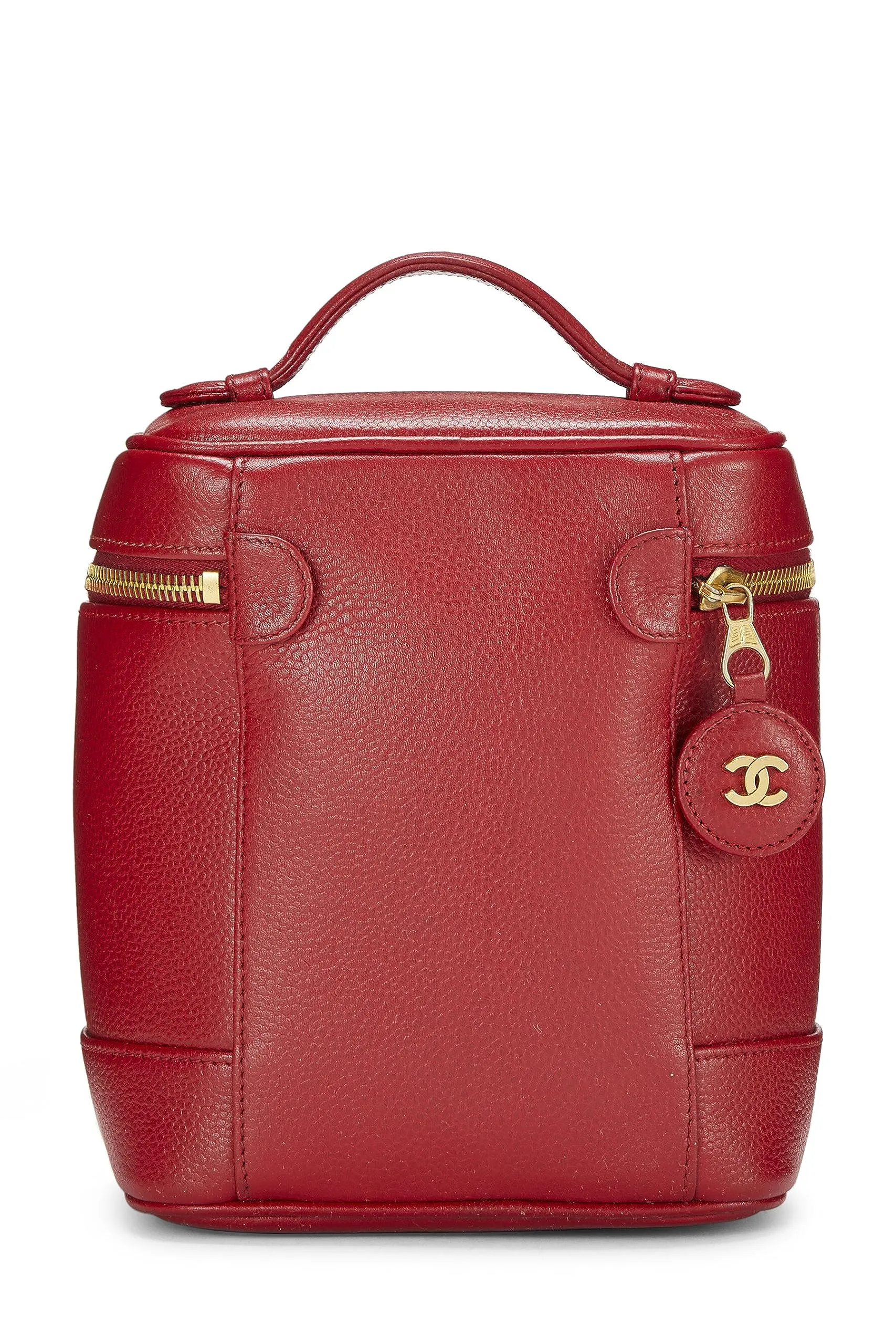 Chanel,  Red Caviar Timeless Vanity, Red