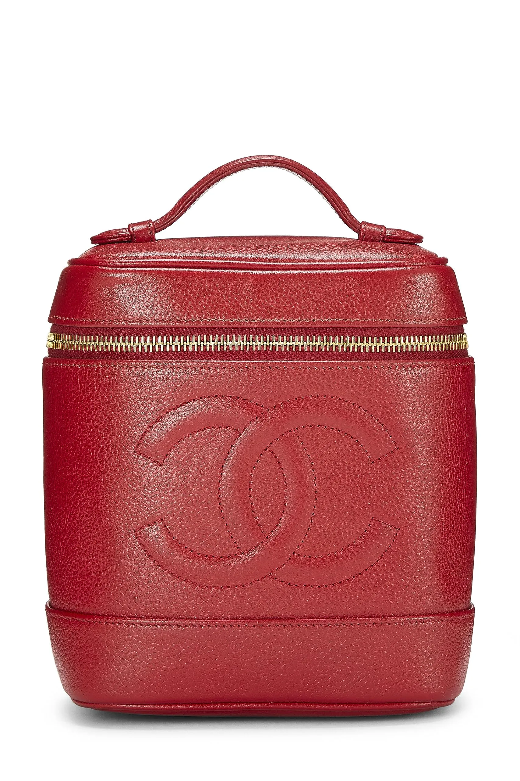 Chanel,  Red Caviar Timeless Vanity, Red