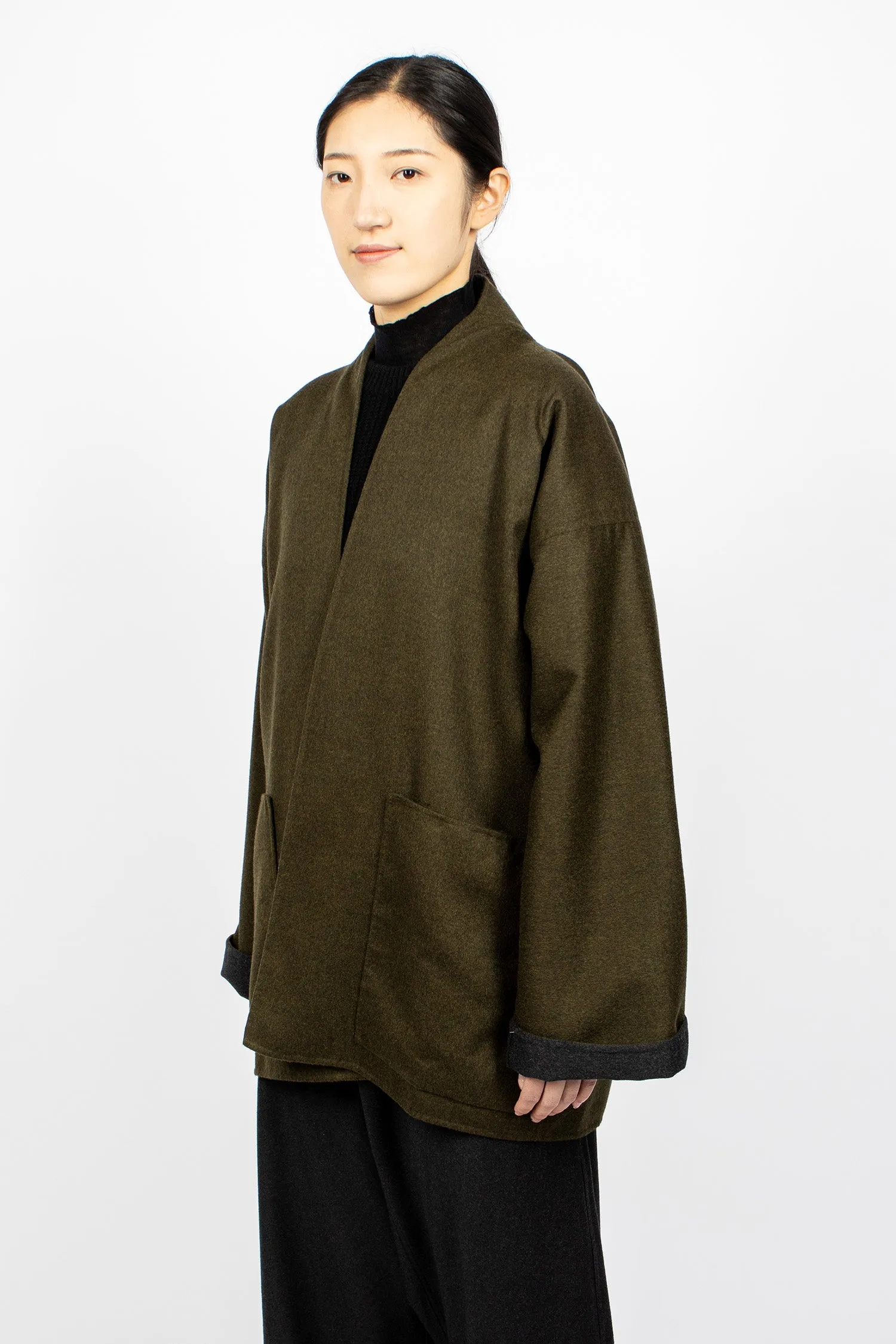 Chiba Reversible Jacket Beetle/Slate