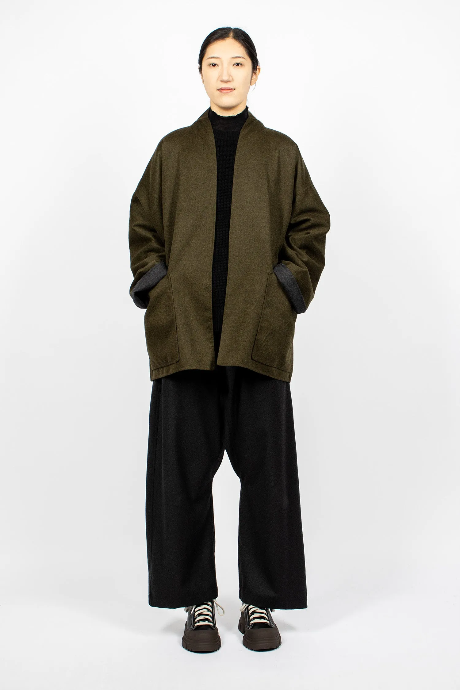 Chiba Reversible Jacket Beetle/Slate