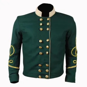 Civil war Union berdans sharpshooter Captains Shell Jacket-2 braids