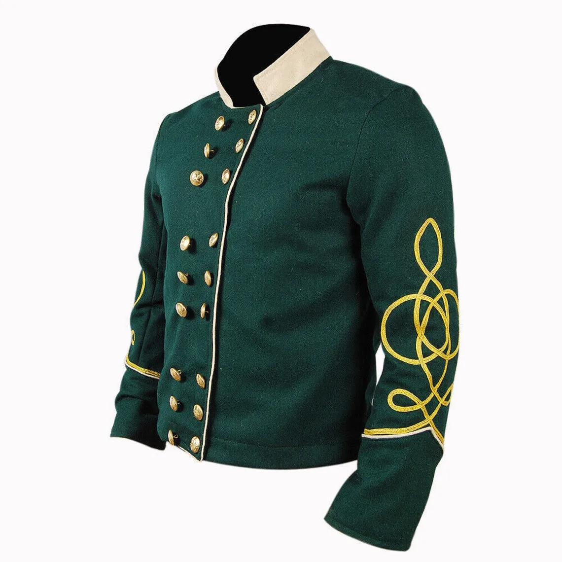 Civil war Union berdans sharpshooter Captains Shell Jacket-2 braids