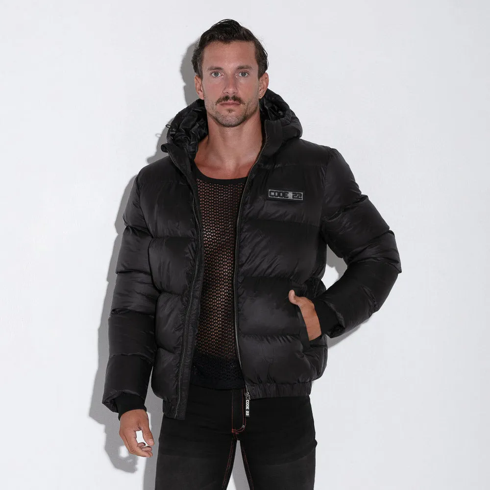 Code 22 Puffer Jacket Black