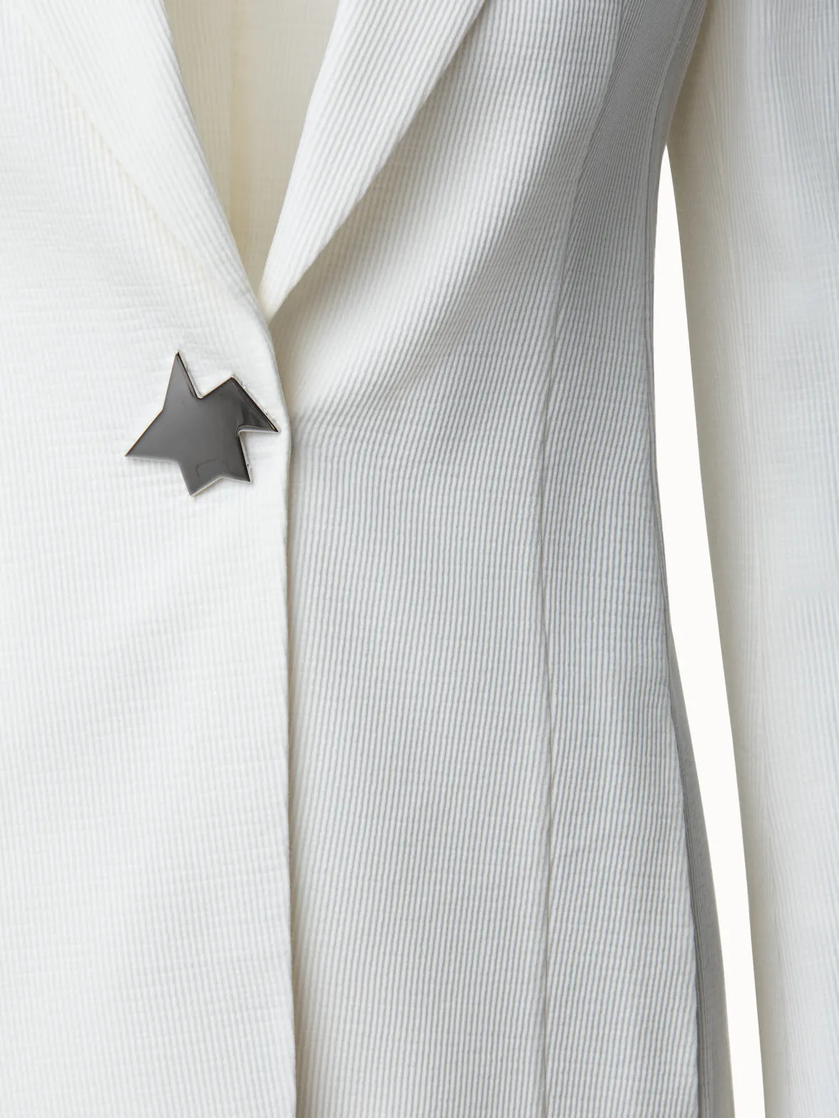 Cotton Double Face Blazer