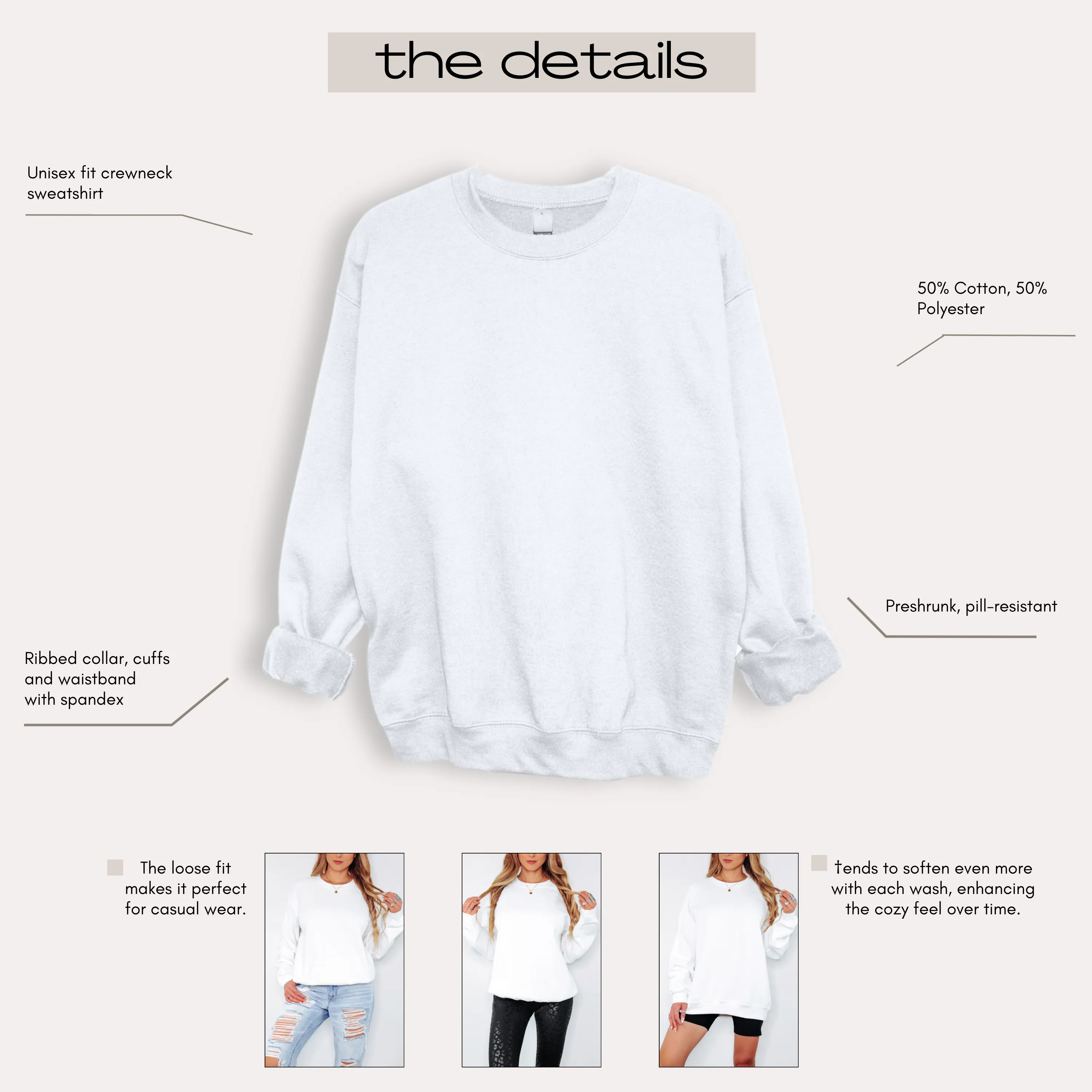 deck the halls and not your family fa la la la la | crewneck sweatshirt