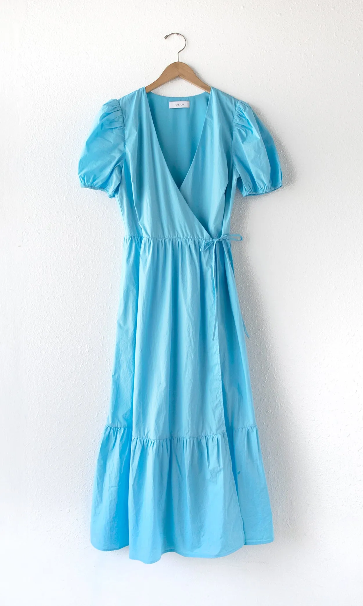 Delilah Wrap Poplin Midi Dress - FINAL SALE