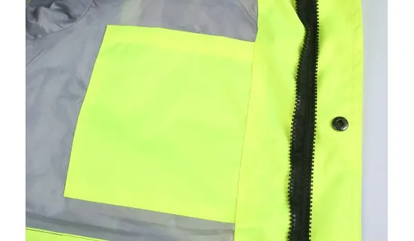 DENVER_G, HI-VIS SAFETY JACKET PESSO DENVER, YELLOW
