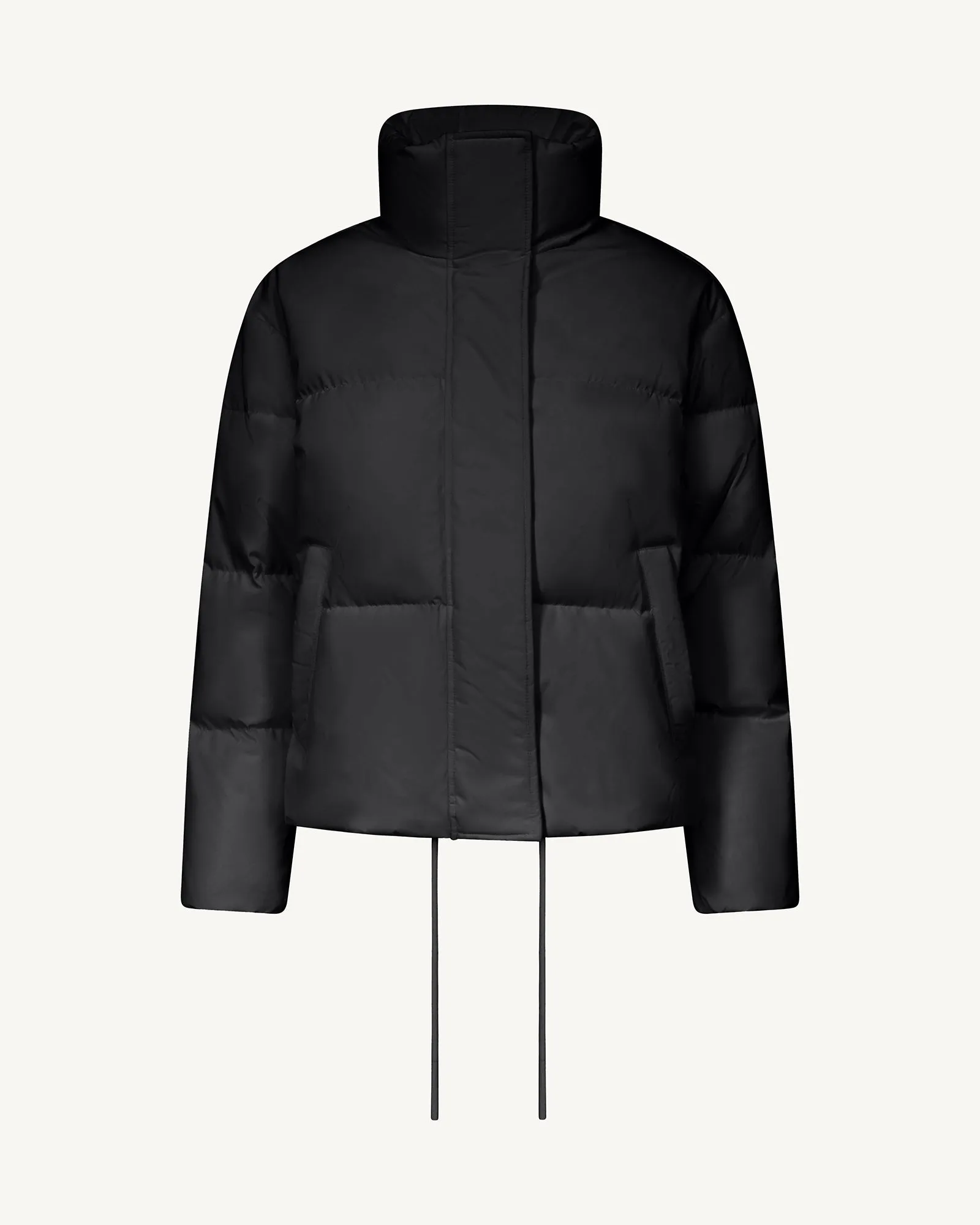Doudoune courte esprit 'Puffer' Noir Ozaka