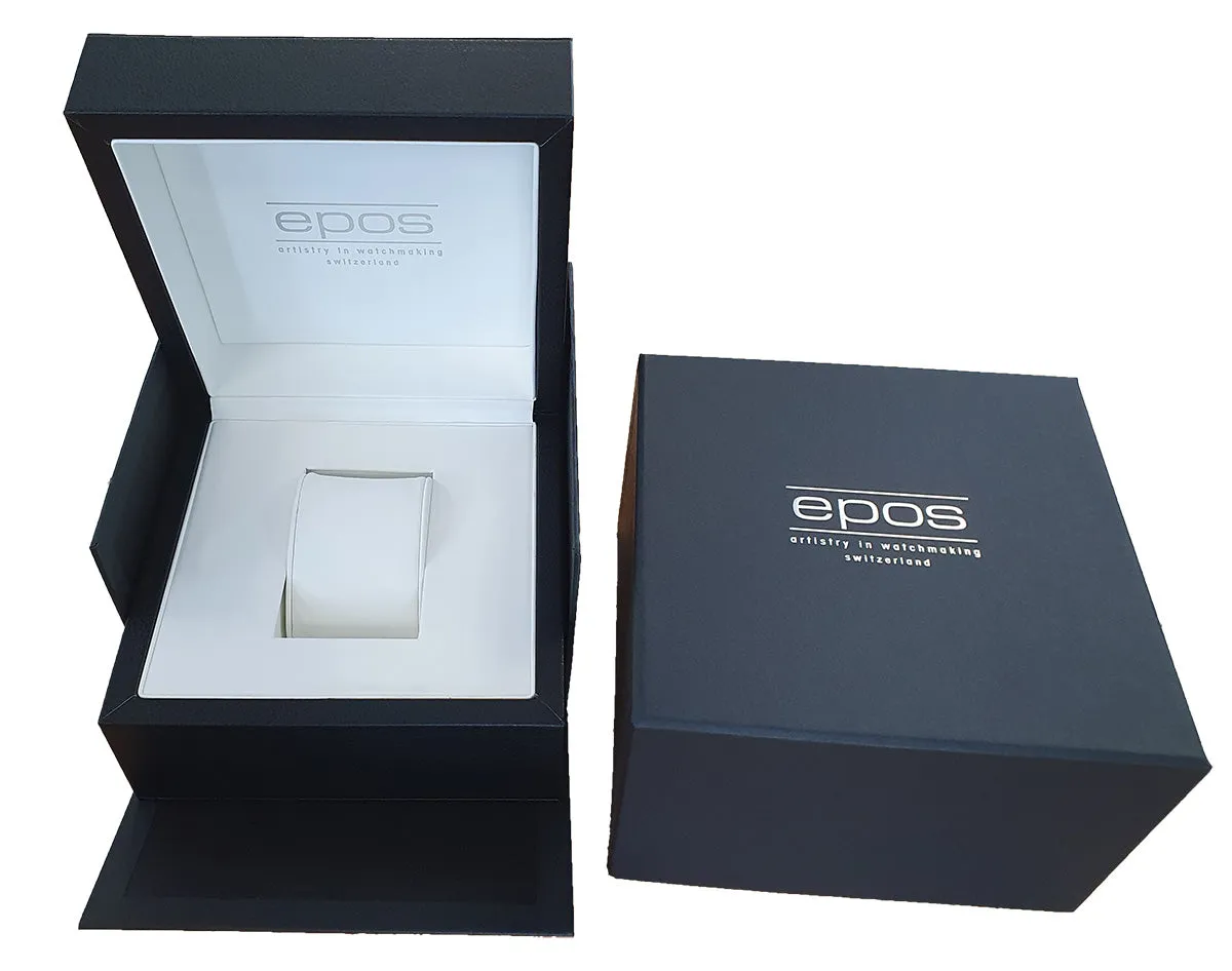EPOS Timeless Sapphire Crystal Dress Automatic Watch