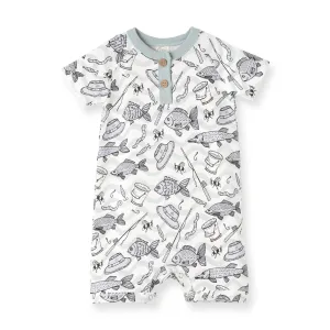Gone Fishing Shortie Romper