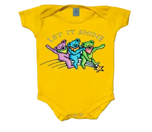 Grateful Dead " Let it Shine" Infant Onesie Romper