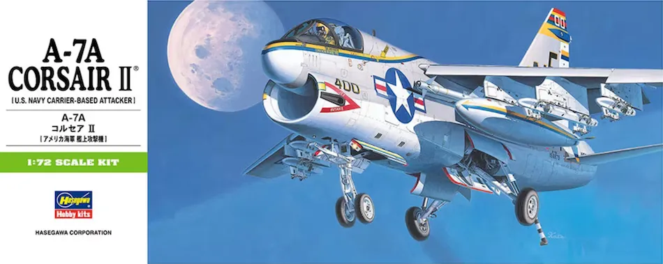 Hasegawa 01238 1/72 A-7A Corsair II kit