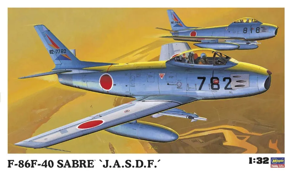 Hasegawa 08060 1/32 F-86F-40 Sabre "J.A.S.D.F." plastic kit