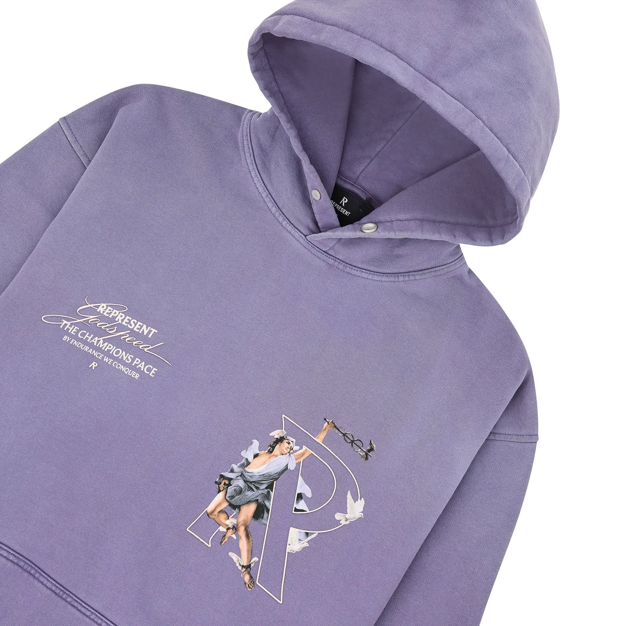 Hermes Pullover Hoodie | Purple