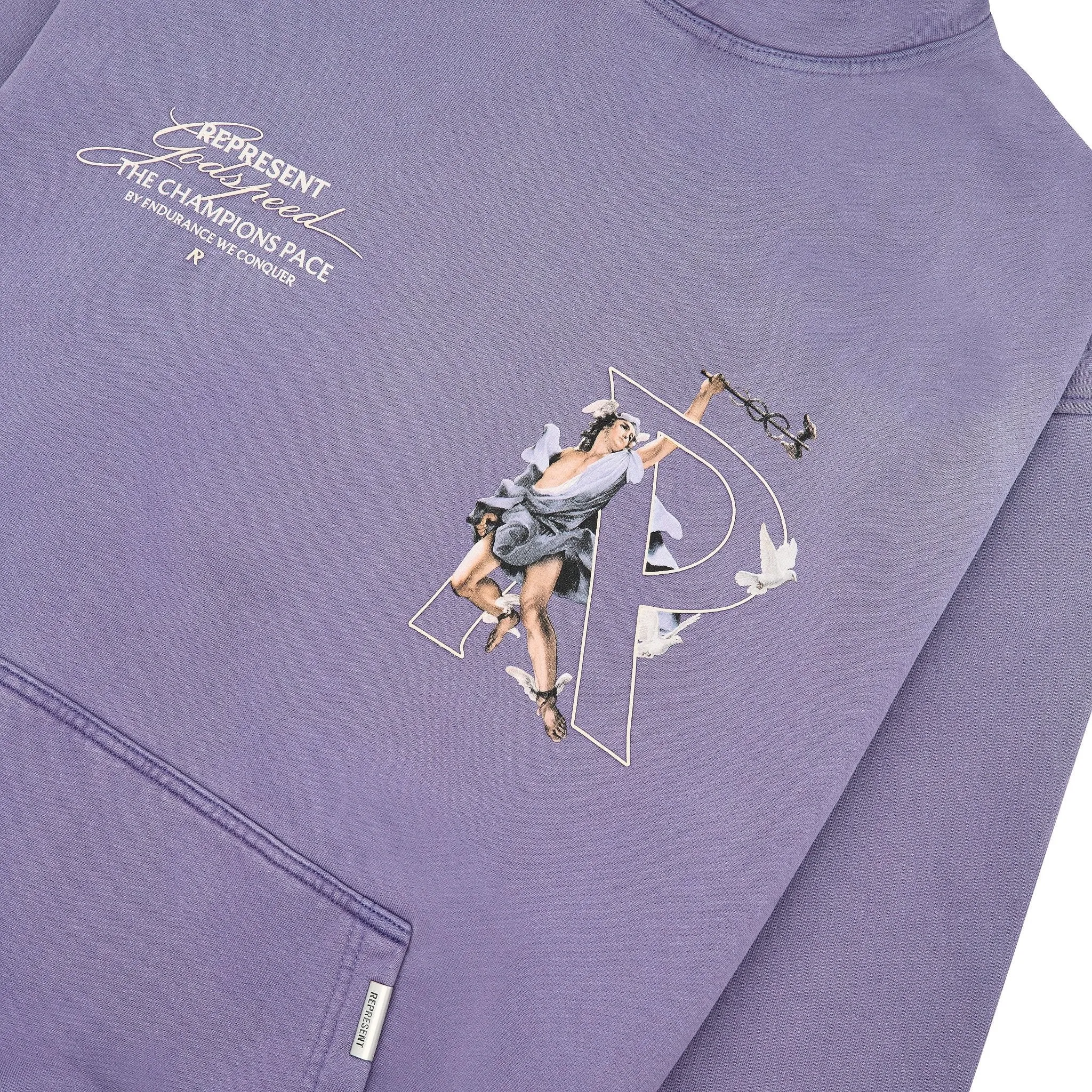 Hermes Pullover Hoodie | Purple